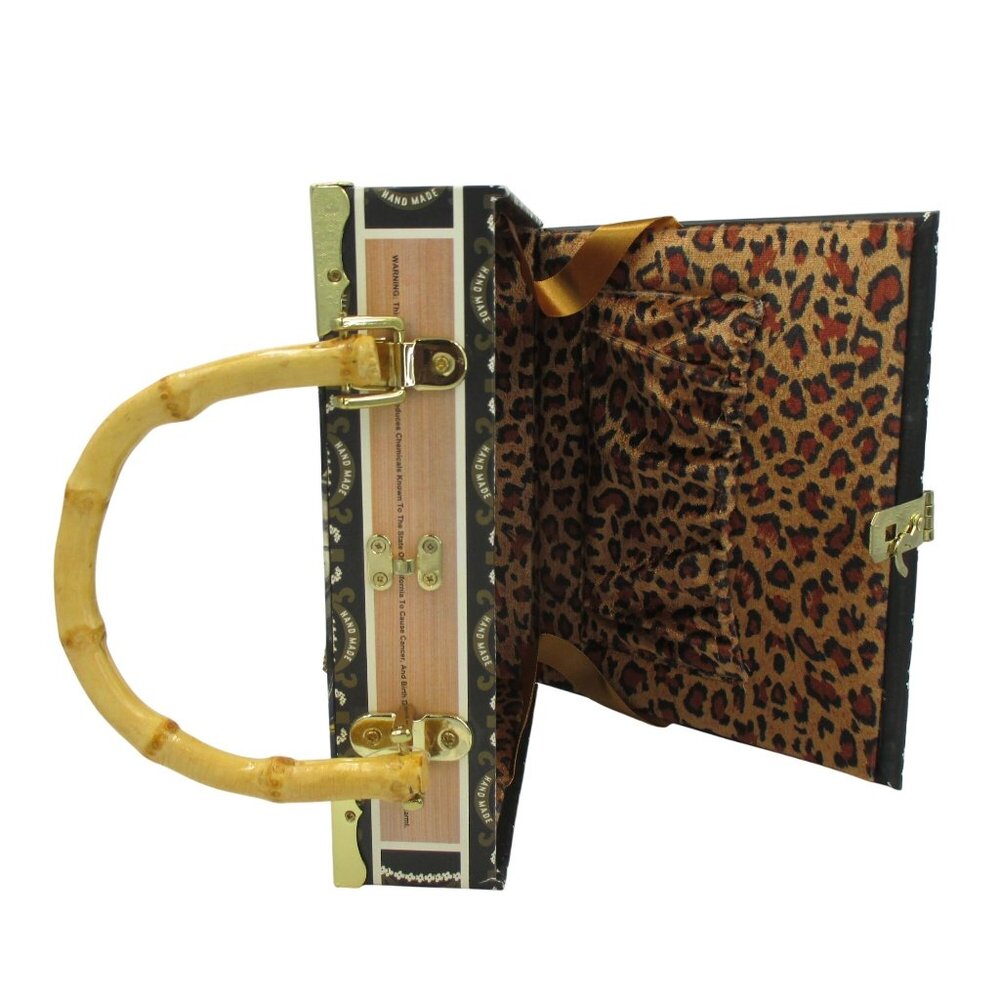 Vintage Cigar Box custom Handmade handbag purse Romeo Roma Whimsical NEW $185 - Picture 5 of 6